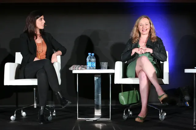 Raquel Ejerique y Victoria Rosell.