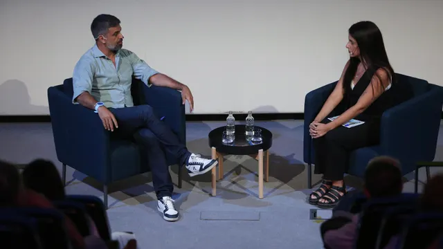 Un momento de la charla «Historias de migración y refugio».
