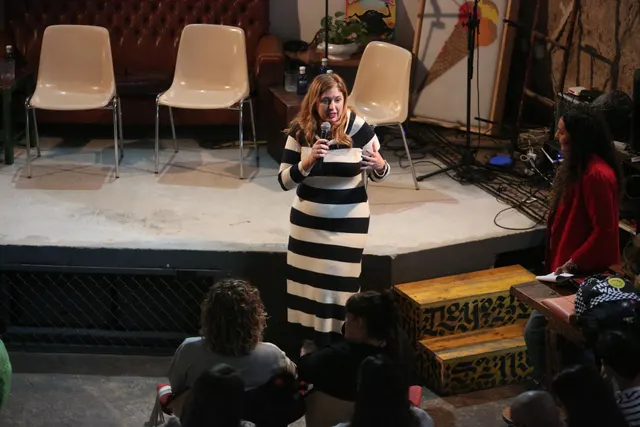 Isabel Mena, consejera del Cabildo de Gran Canaria, interviene en el encuentro.