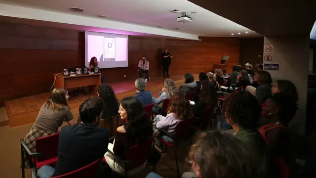 Idaira Alemán y Daniel Rodríguez en el taller de Por-No Hablar.